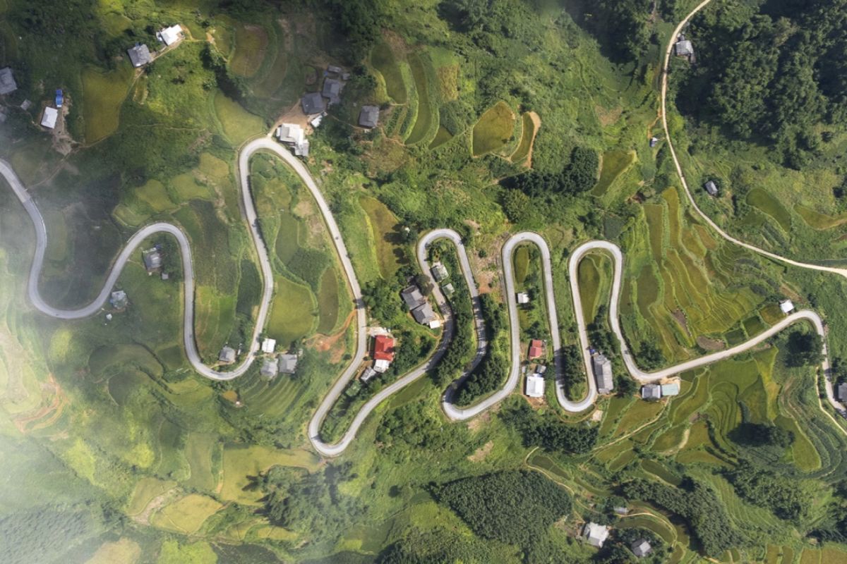 The way to Khuoi Khon Village 